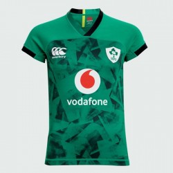 Camisola Irlandesa Rugby Mulher Equipamento Primeiro 2020-2021 Manga Curta